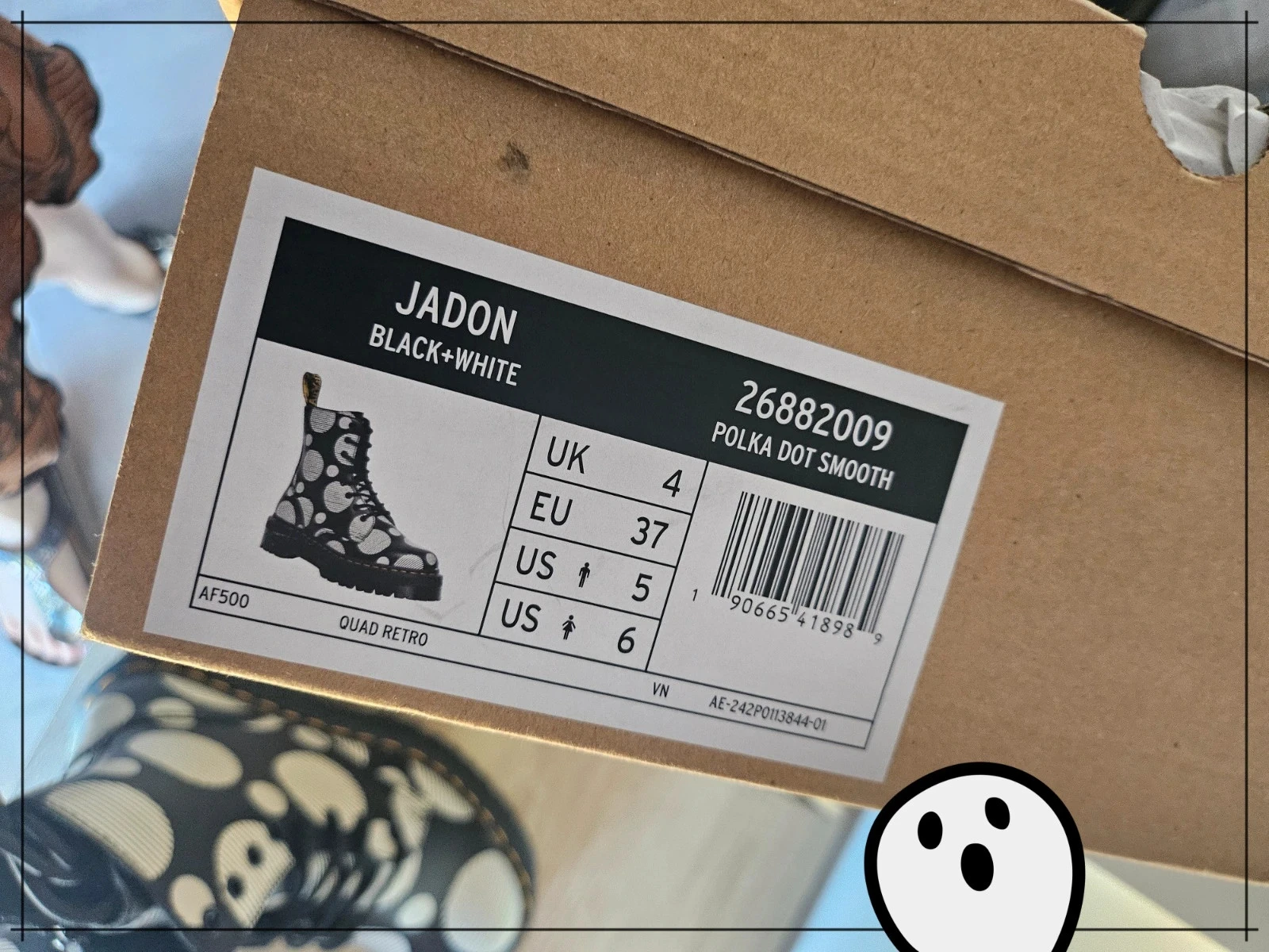 Platform Dr. Martens Jadon met stippen (Polka Dot Smooth) Nieuw maat 37 – photo 6